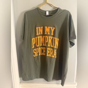 Brisco Brands XL Graphic Tee Green Cotton Blend Oversized Fit